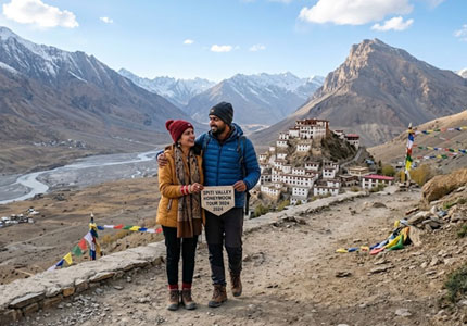 Spiti Valley Honeymoon Holiday from Amritsar